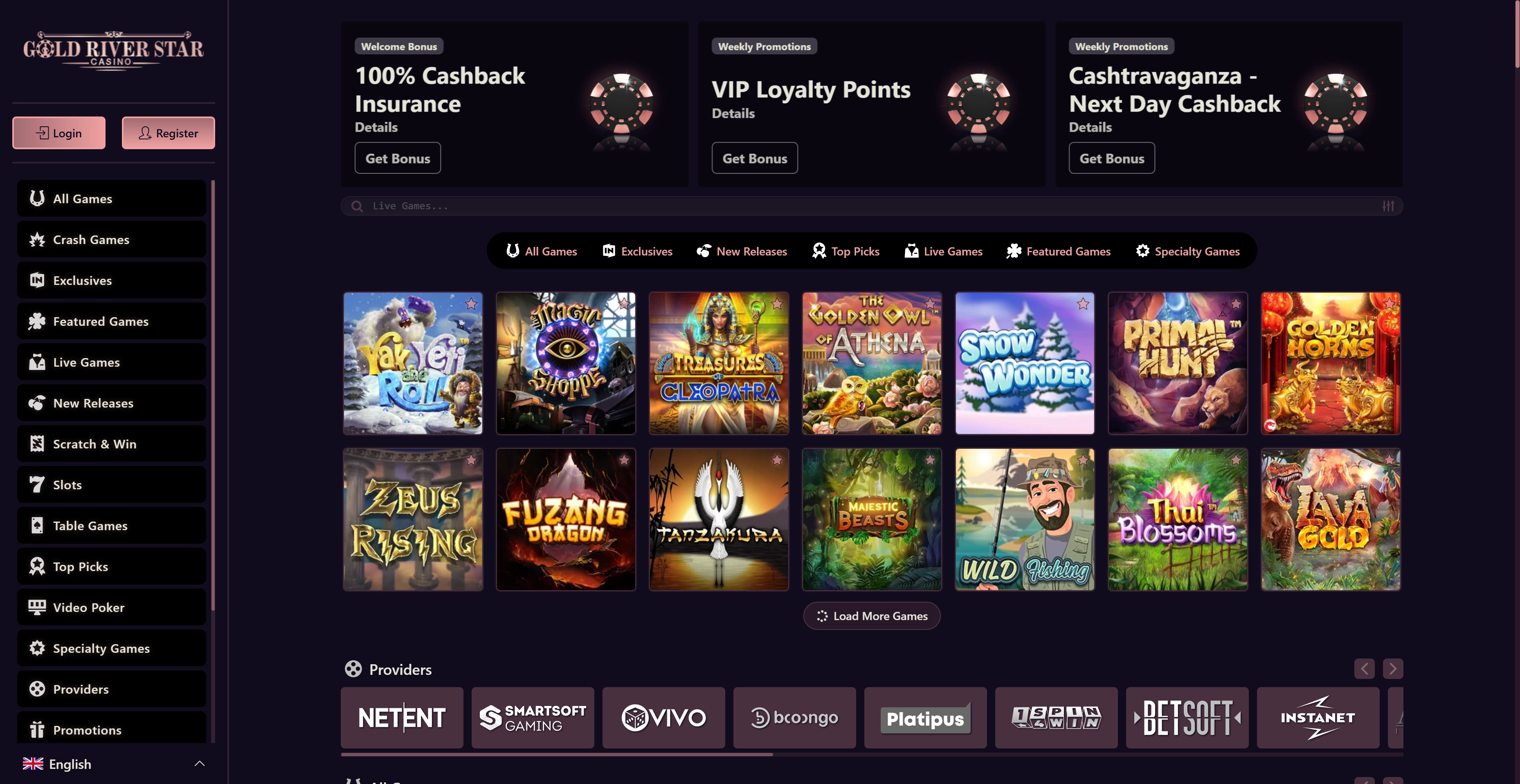 Gold River Star Casino Tablet App Preview