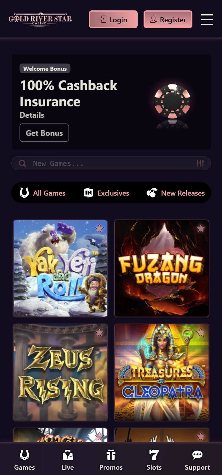 Gold River Star Casino Smartphone App Preview